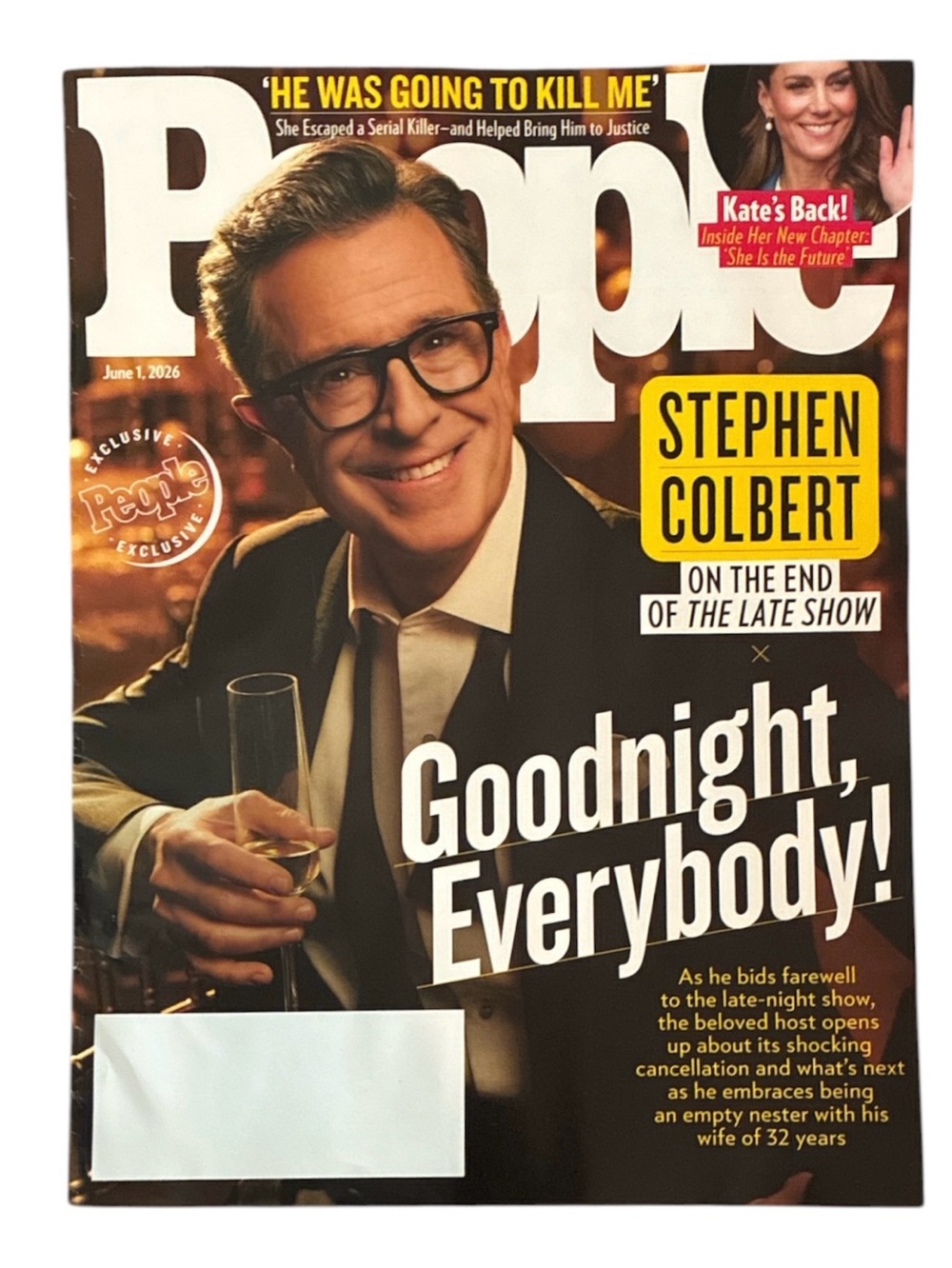 People Magazine June 1 2026 Stephen Colbert End Of The Late Show Princess Kate